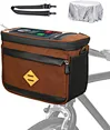 Equipped with a detachable shoulder strap, it is convenient to take this bag off the bike, take it anywhere to avoid it being stolen! Use it to carry lunch to the office, go to the supermarket to buy some ice cream.